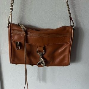 Rebecca Minkoff Mini Mac Brown Leather Crossbody